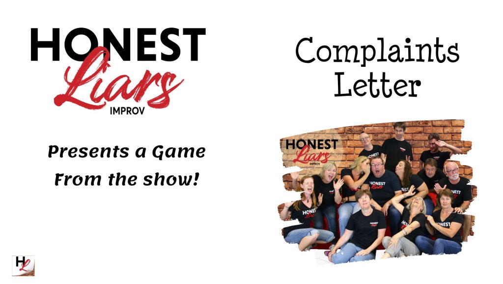 complaints letter improv